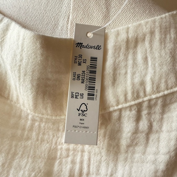 Madewell Lightspun Belted Romper - Picture 4 of 5